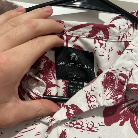 Stouthouse Hawaiian Button Up - Picture 2 of 3
